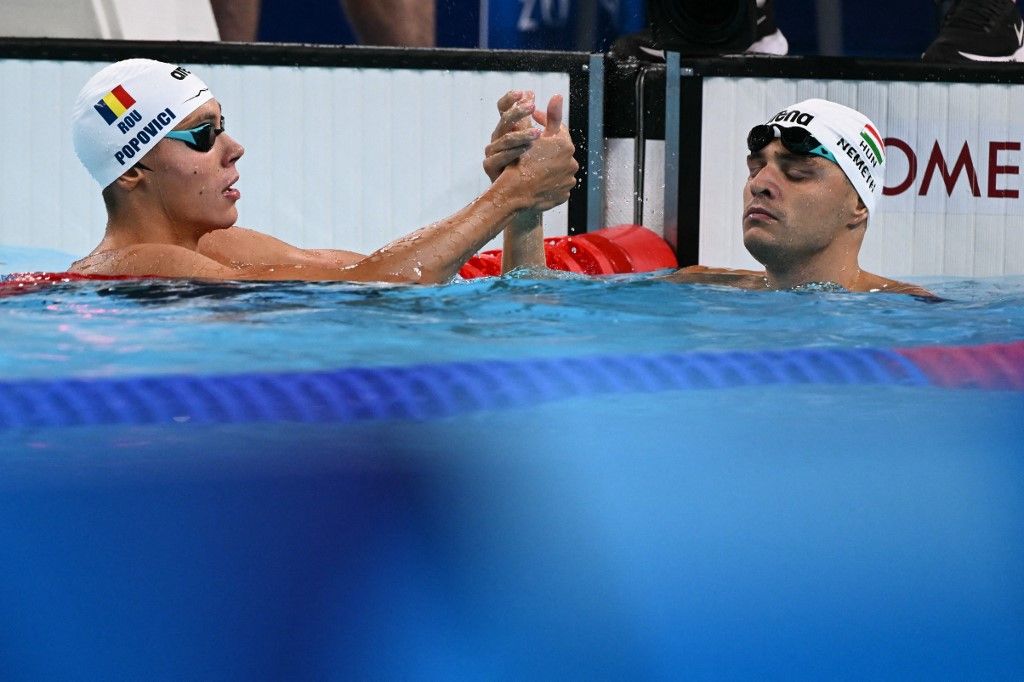 David Popovici és Németh Nándor tavaly az olimpián nagy csatát vívtak, most a szingapúri vb-n folytatják