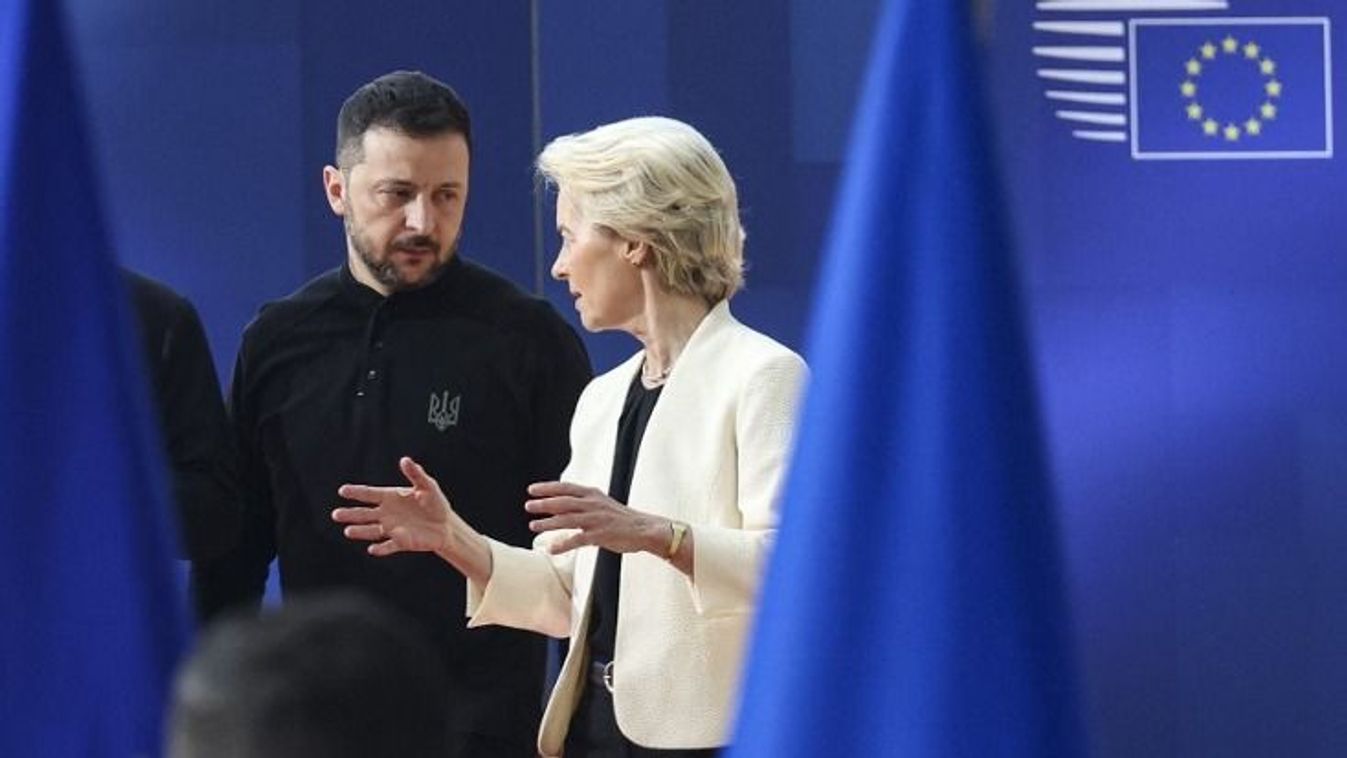 Zelenszkij és Von der Leyen