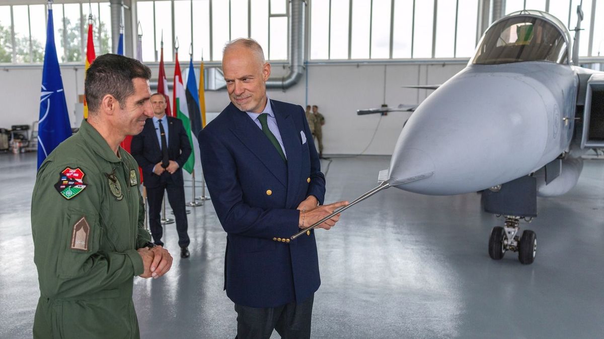 NATO bevetésen a magyar Gripenek a balti légtérben