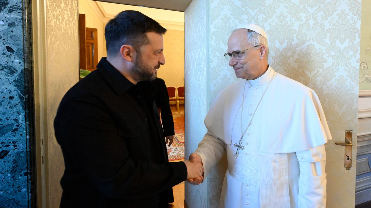 XIV. Leó pápa fogadta Volodimir Zelenszkijt