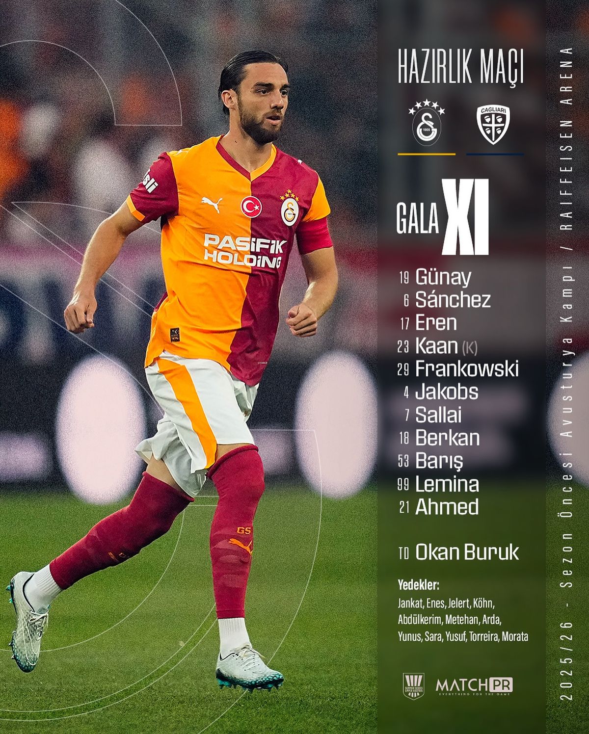 Így állt fel a Galatasaray, a soraiban ott volt Sallai Roland is