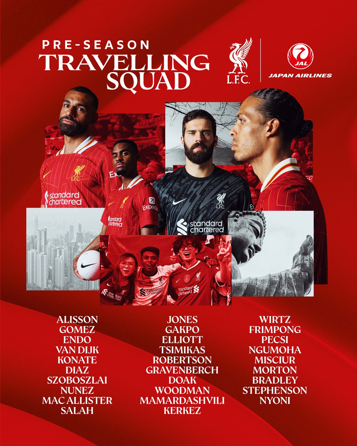 A Liverpool mindhárom magyar légiósa, Szoboszlai, Kerkez és Pécsi is elutazott