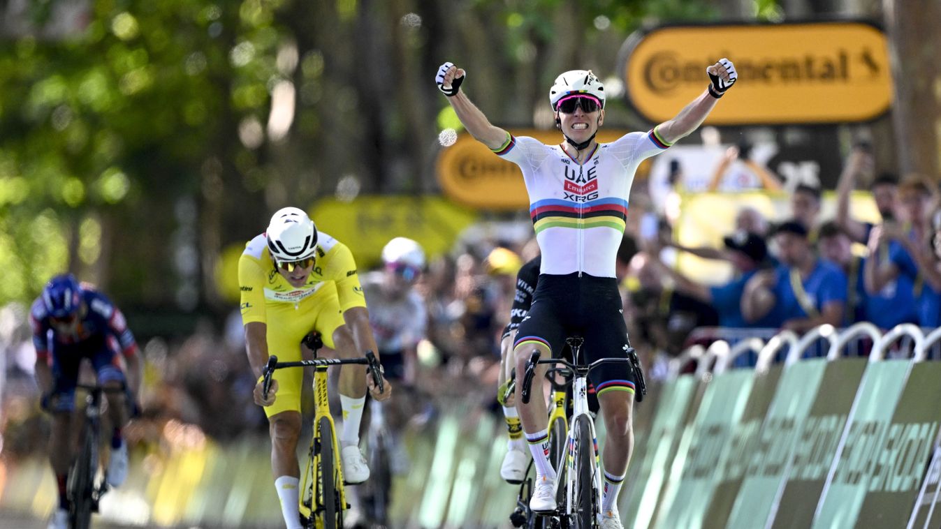 Tadej Pogacar nyerte a Tour de France keddi szakaszát