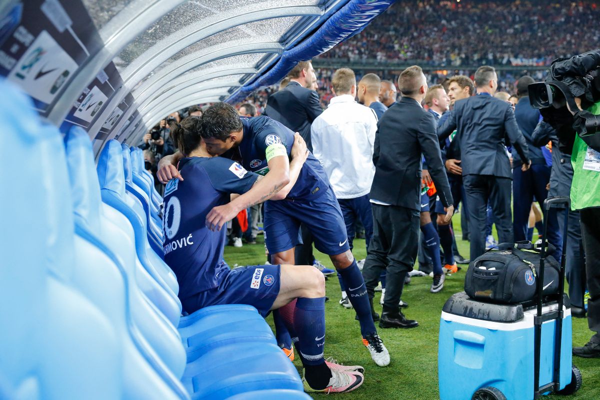 Zlatan Ibrahimovic és Thiago Silva a PSG-nél nemcsak csapattársak, hanem jó barátok is voltak