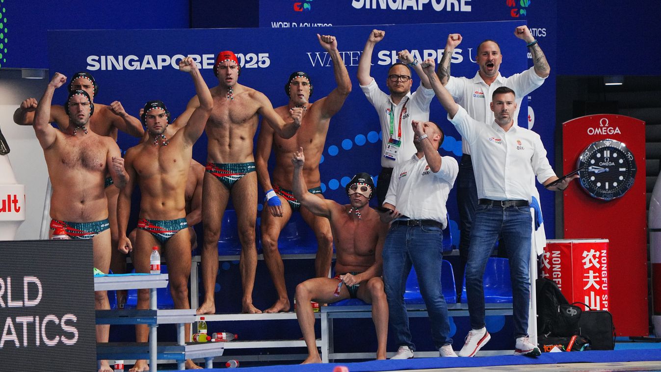 vízilabda 
World Aquatics Championships Singapore 2025-Men's Preliminary Round - Group B Match 24-Spain-Hungary