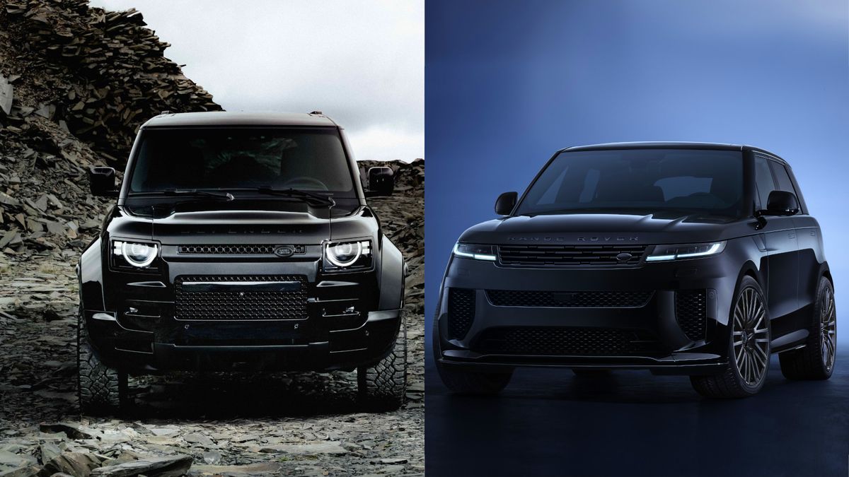 Feketében divatozik a Land Rover