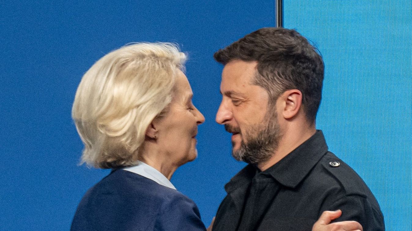 Volodimir Zelenszkij és Ursula von der Leyen