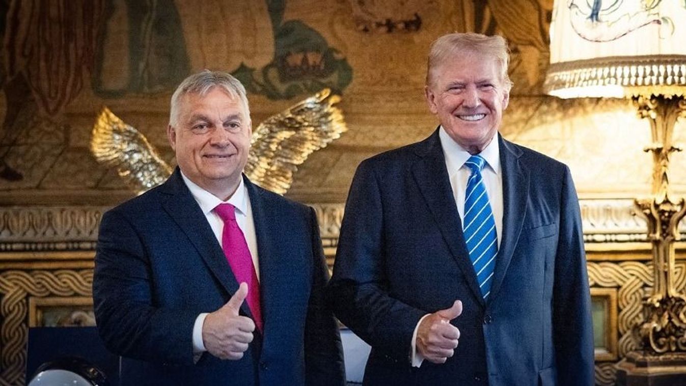 Orbán Viktor miniszterelnök és Donald Trump amerikai elnök