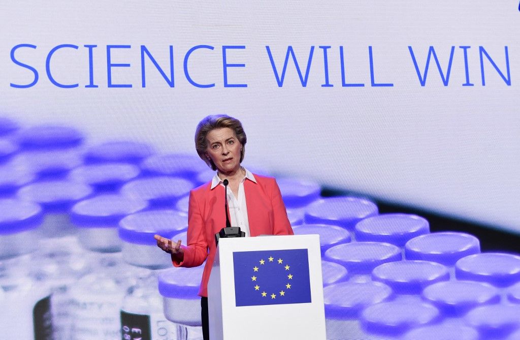 Megbukhat Ursula von der Leyen (Fotó: AFP)