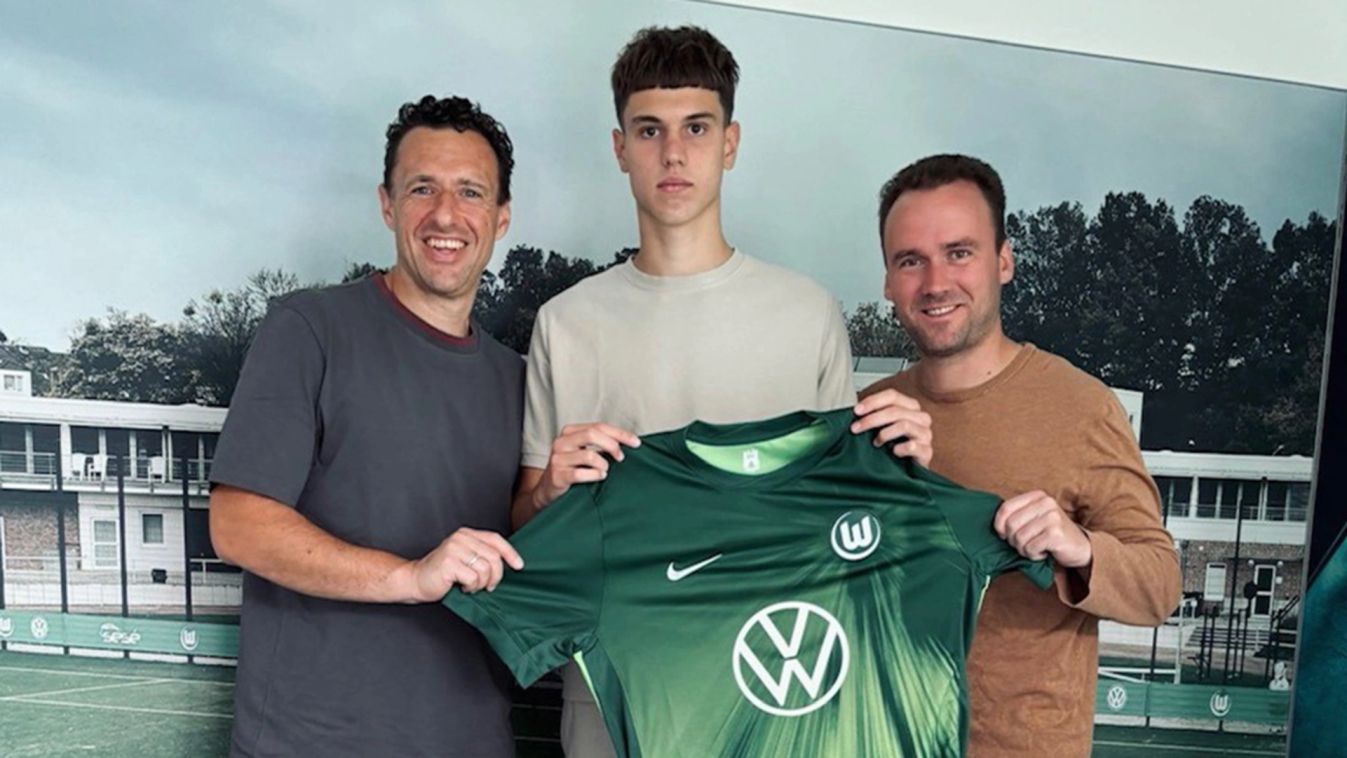 A szerb-magyar Vajagic Dávid a Wolfsburg csapatához igazolt a Puskás Akadémiától