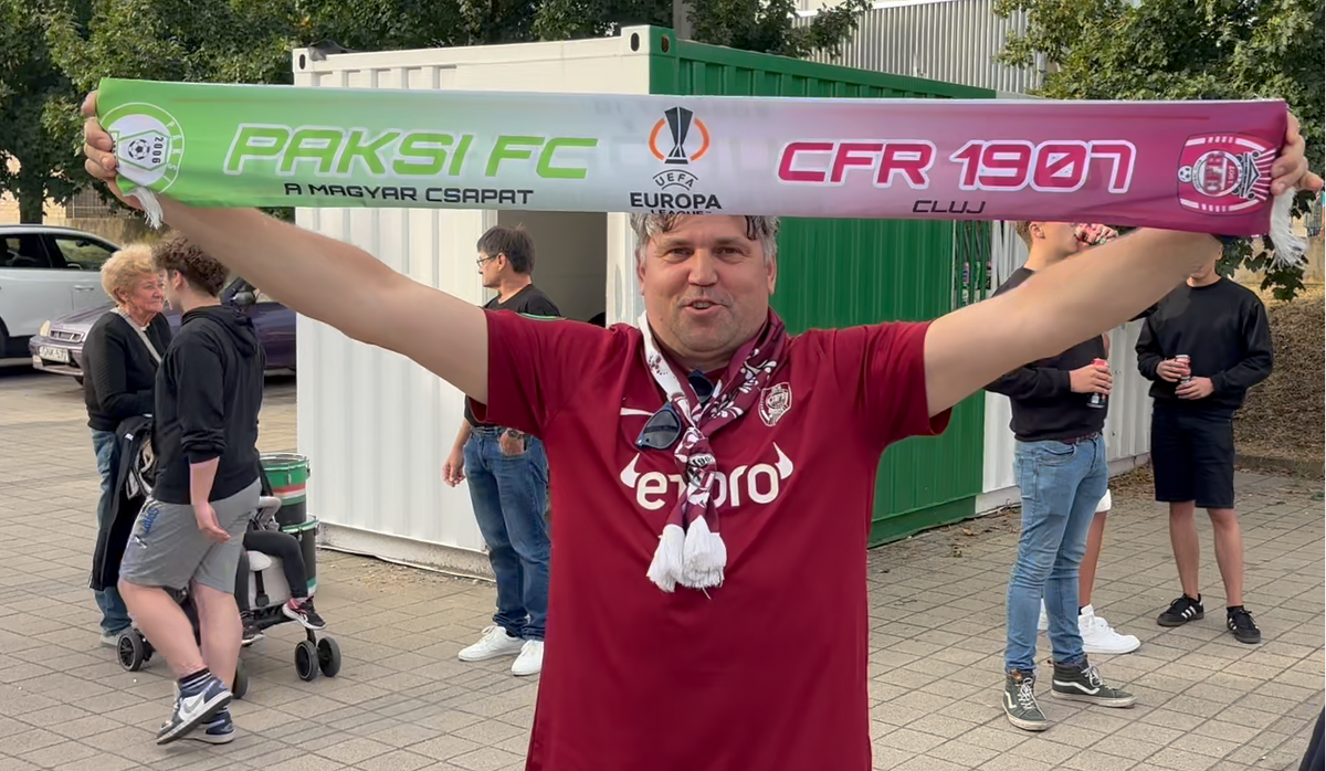 Kolozsvári magyar CFR-drukker, akinek a Paks is kedves