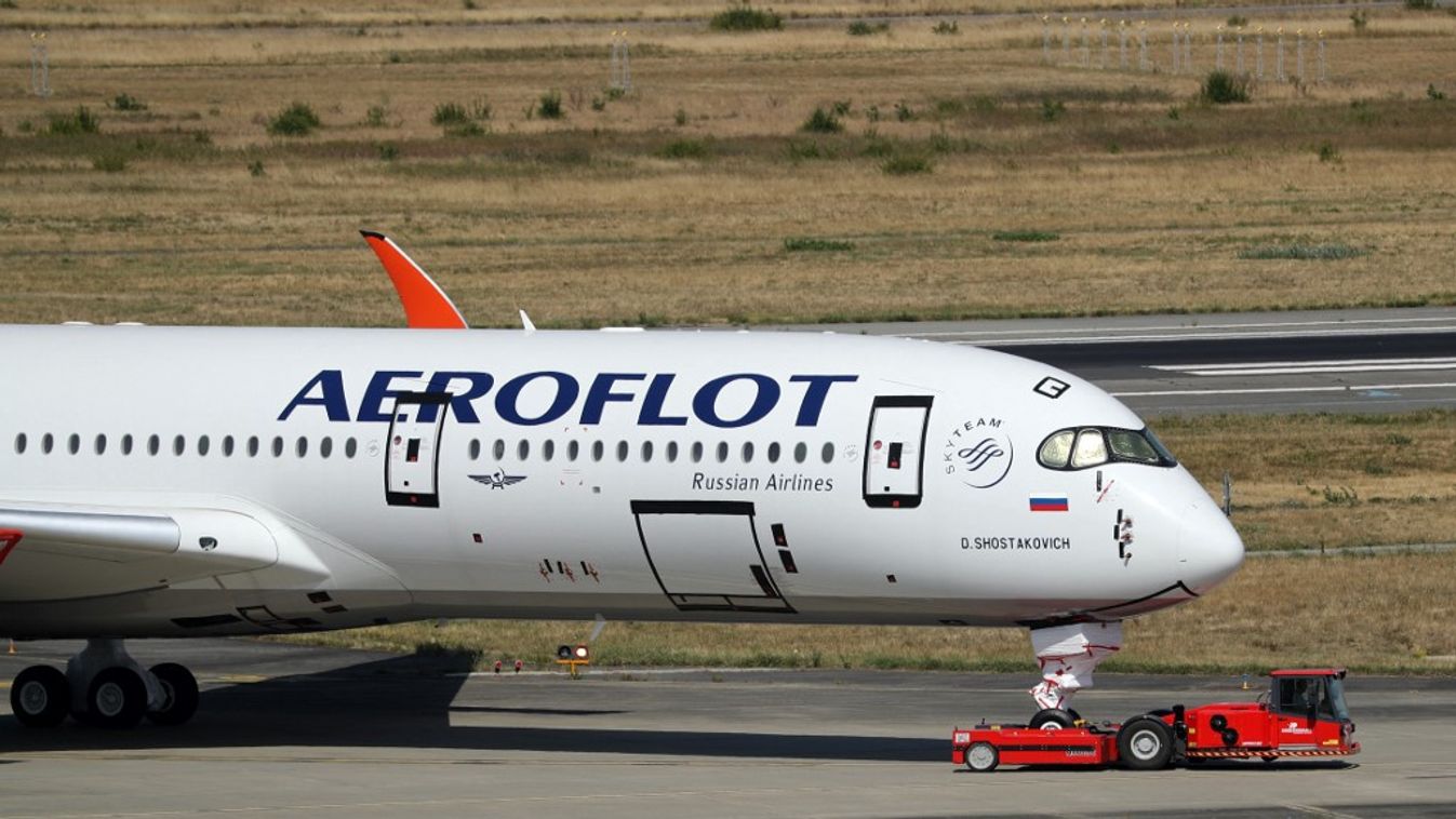 Az Aeroflot légitársaság egyik repülője (Fotó: AFP)