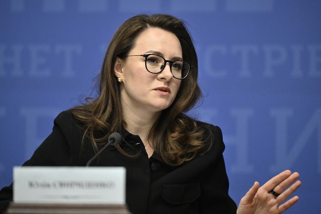 Julija Szviridenkot látná szívesen a fotelben Zelenszkij (Fotó: AFP)