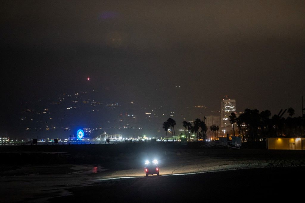 Cunamiriadó van érvényben: különösen veszélyeztetett a Kalifornia északi részén húzódó, mintegy 160 kilométeres partszakasz  Fotó: APU GOMES / AFP