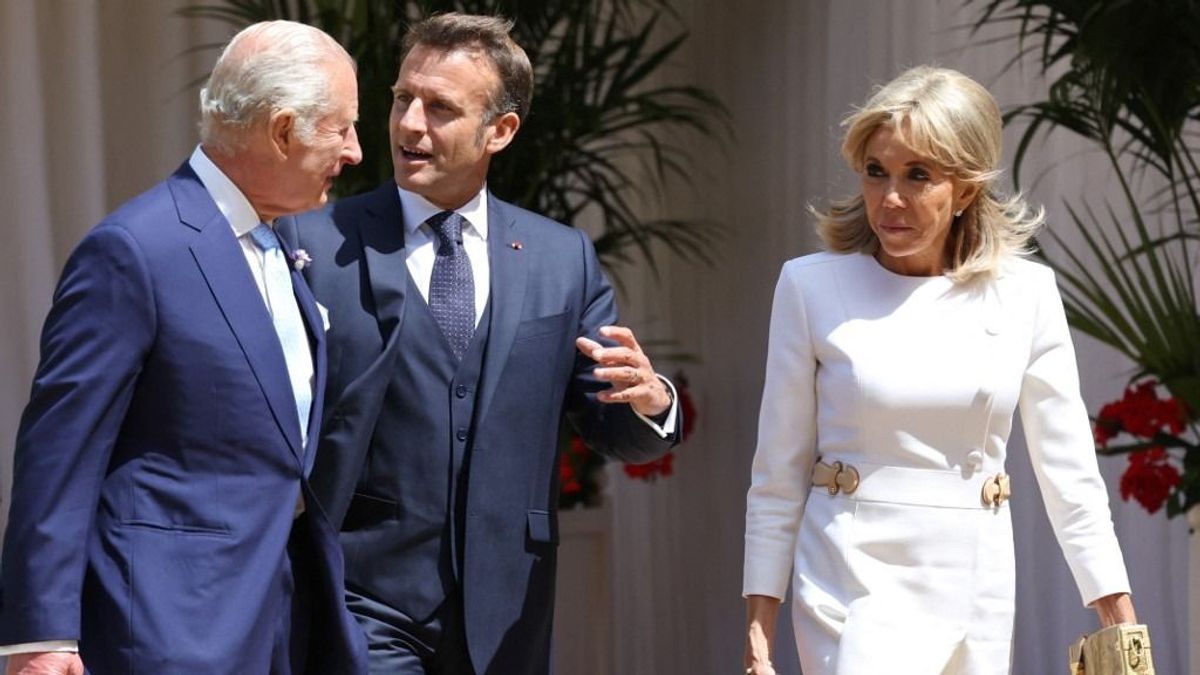 Állami látogatásra érkezett Nagy-Britanniába Emmanuel Macron francia elnök