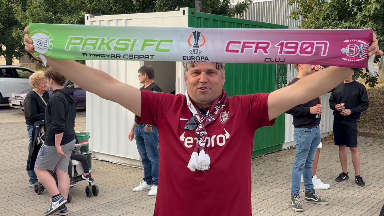 Magyar szurkolók, román buzdítás – ez a CFR Pakson is