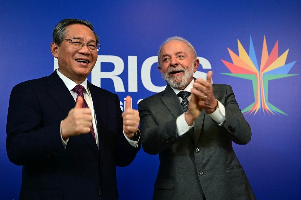 Megkezdődött a BRICS-csúcs (Fotó: PABLO PORCIUNCULA / AFP)