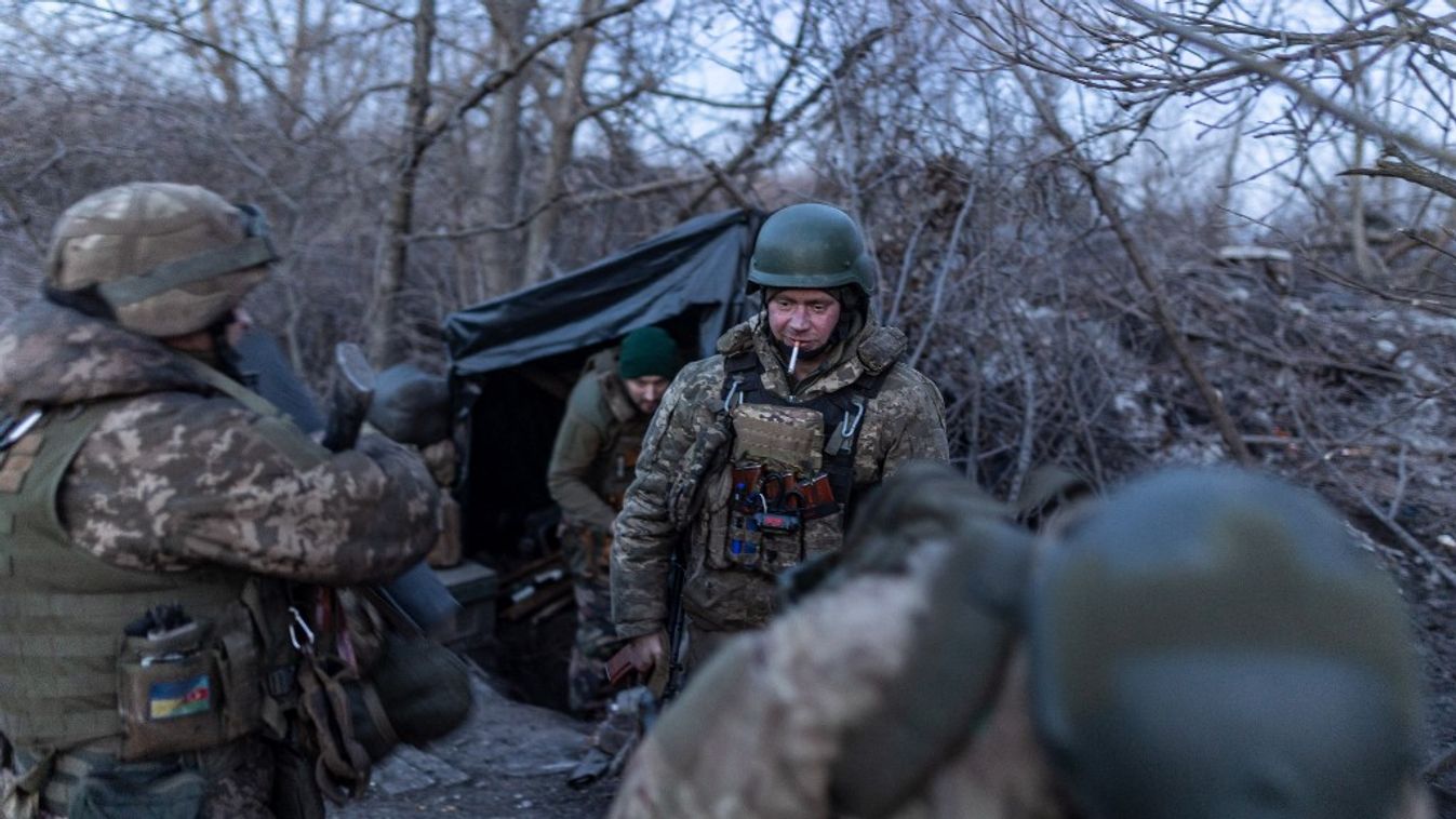 Kényszersorozással viszik az ukránokat a frontra a háborúban álló országban (Fotó: AFP)