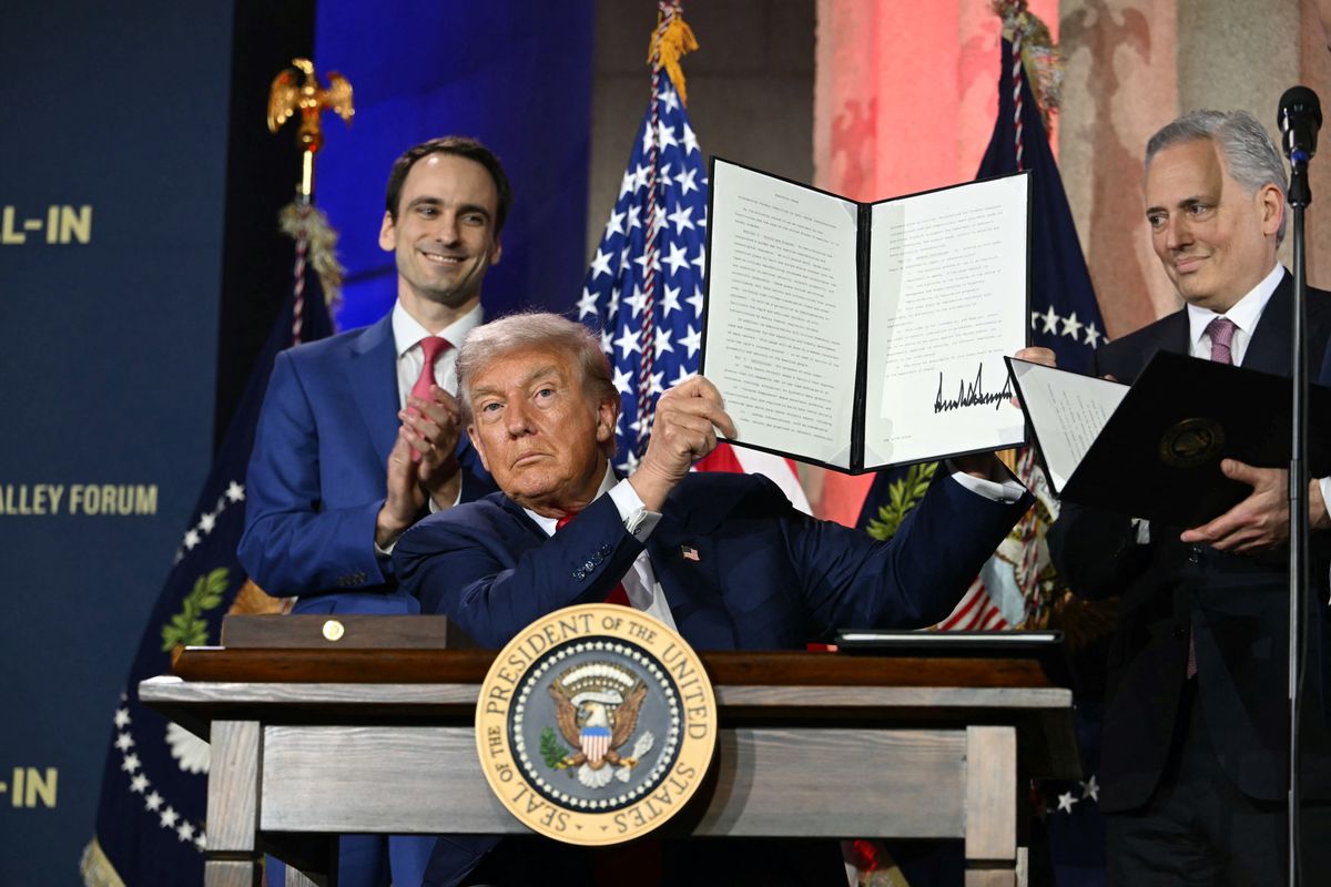 Donald Trump bejelentette a békét