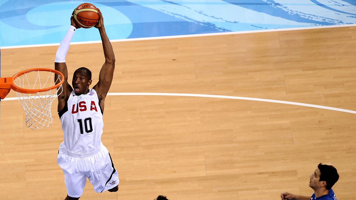 Kobe Bryant a pekingi olimpián is szárnyalt.