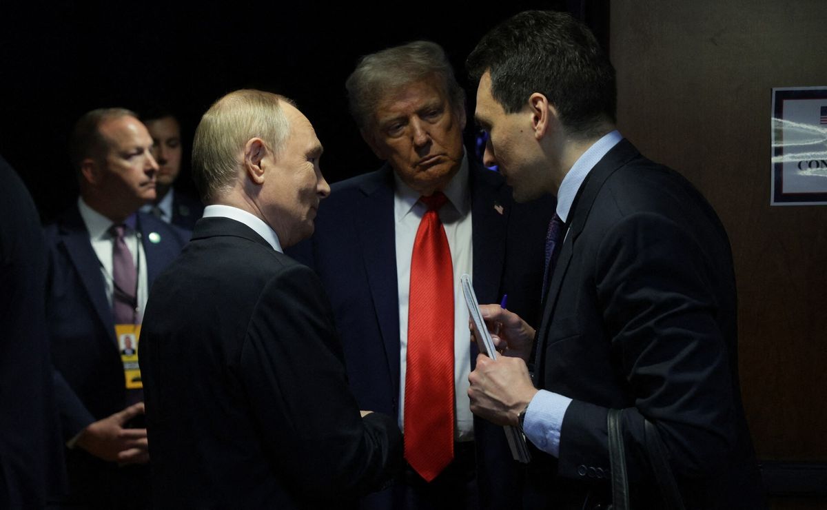 Vlagyimir Putyin és Donald Trump Alaszkában 