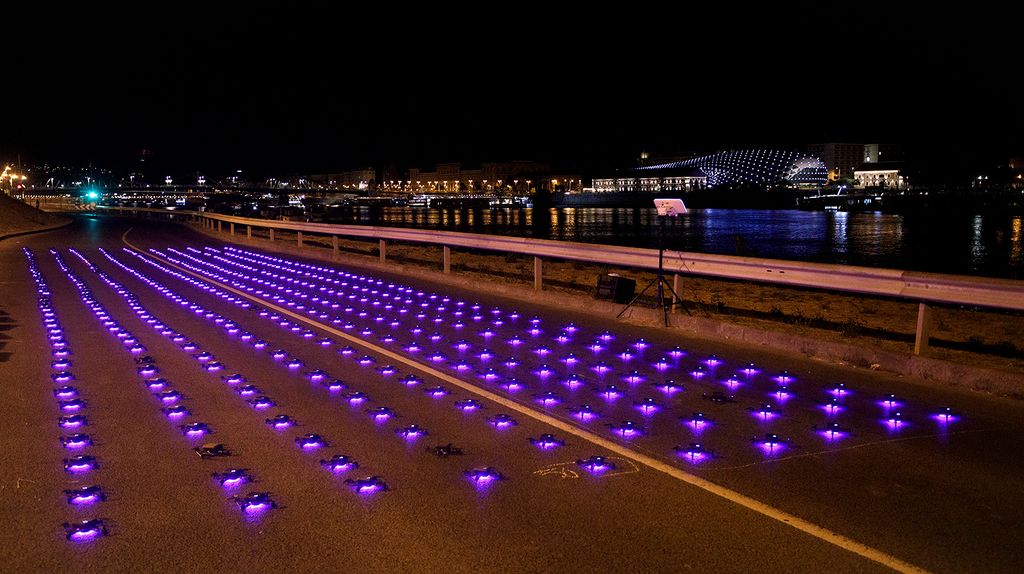 tűzijáték fényfestés drónshow előkészületek