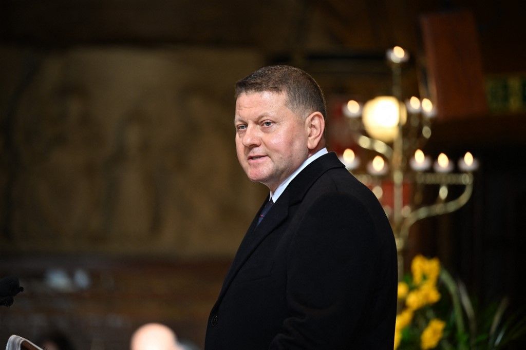 Valerij Zaluzsnij, volt vezérkari főnök akit Zelenszkij Londonba küldött