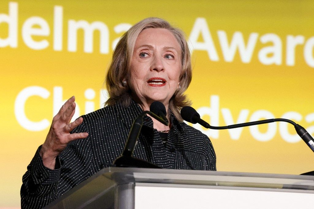 Hillary Clinton elmebetegnek nevezte Trumpot (Fotó: KIMBERLY WHITE / GETTY IMAGES NORTH AMERICA)