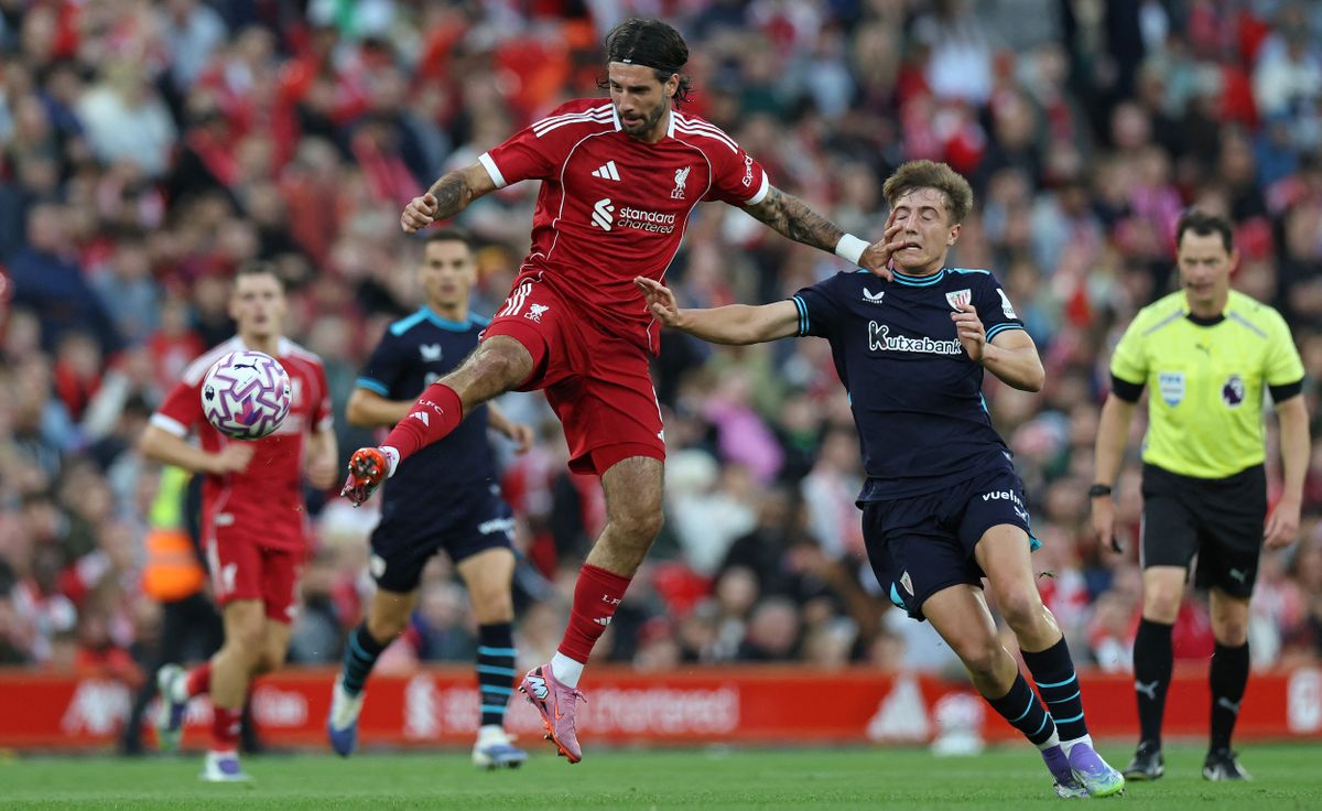 Szoboszlai Dominik jól játszott az Athletic Bilbao ellen, de a Liverpool tétmeccseinek sora csak vasárnap, a Crystal Palace ellen kezdődik