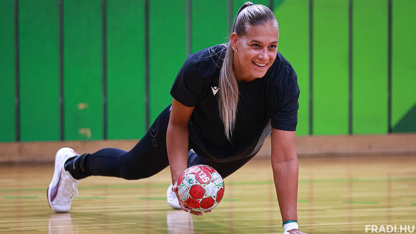 Klujber Katrin sérülése már a múlté, a Fradi átlövője jókedvűen végzi az alapozást