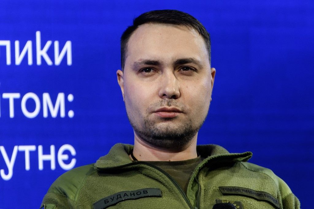 Chief of the Military Intelligence of Ukraine, Kyrylo Budanov, is attending the Kyiv Stratcom Forum 2024 in Kyiv, Ukraine, on March 27, 2024, as Russia continues its attack on Ukraine. (Photo by Maxym Marusenko/NurPhoto) (Photo by Maxym Marusenko / NurPhoto via AFP)