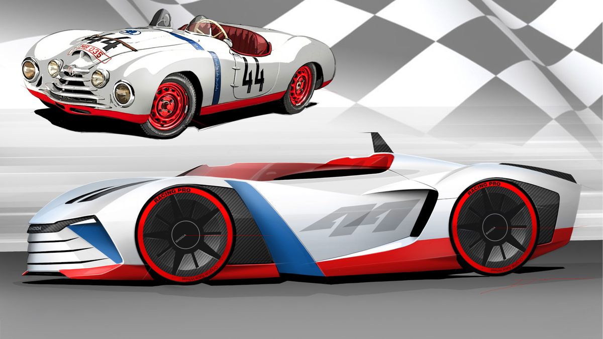 Ilyen lenne a Skoda modern LeMans-i versenyautója