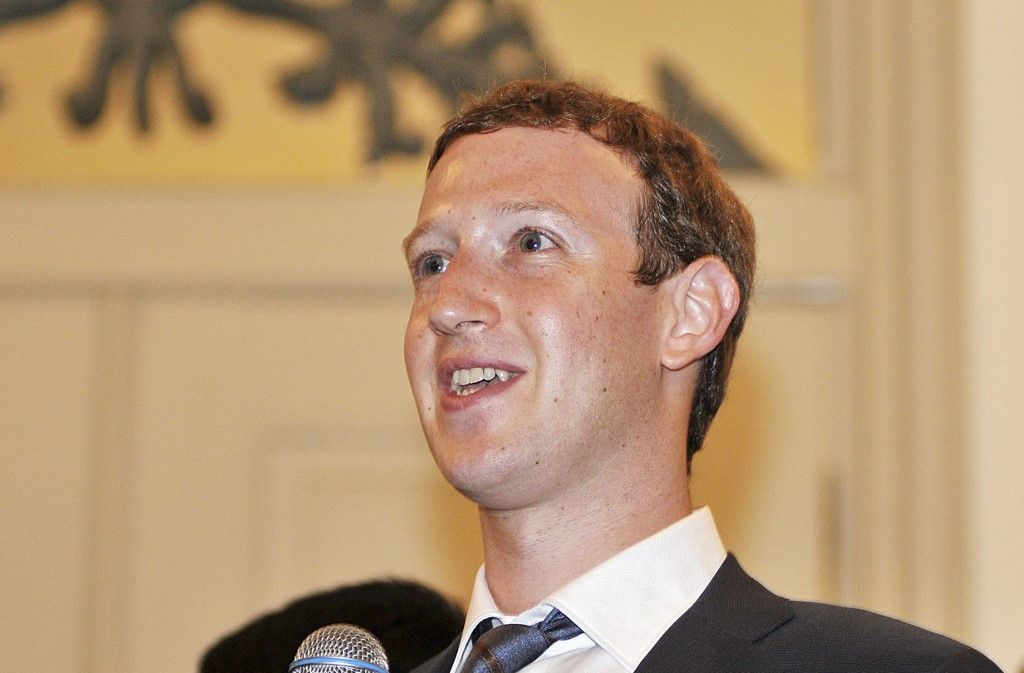 Mark Zuckerberg, a Facebook közösségi oldal készítője
