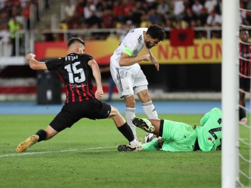 A Shkendija nem tudott betalálni a Qarabag elleni első meccsen