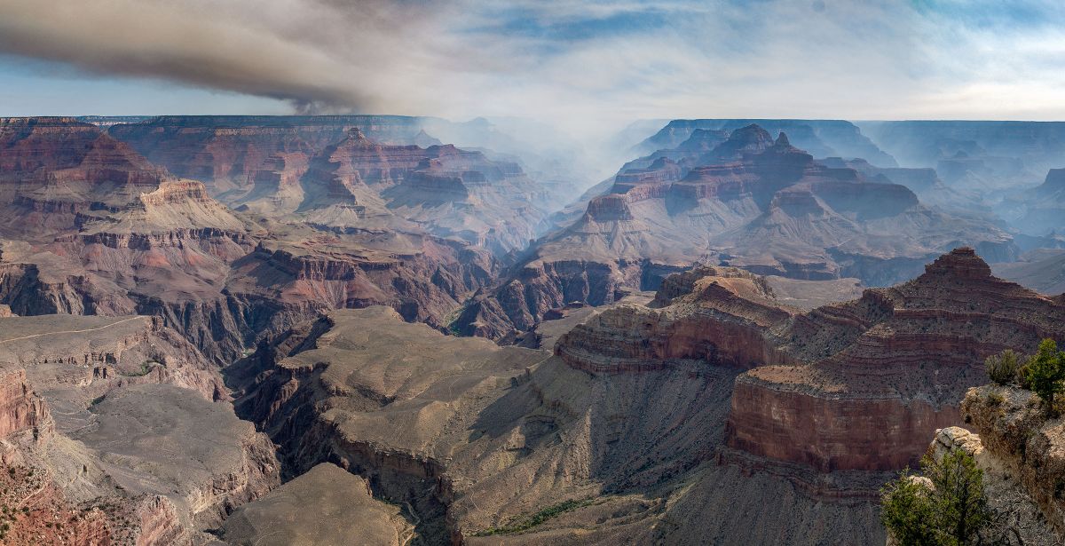 A Grand Canyonban tomboló tűzvész már csaknem egy hónapja tart