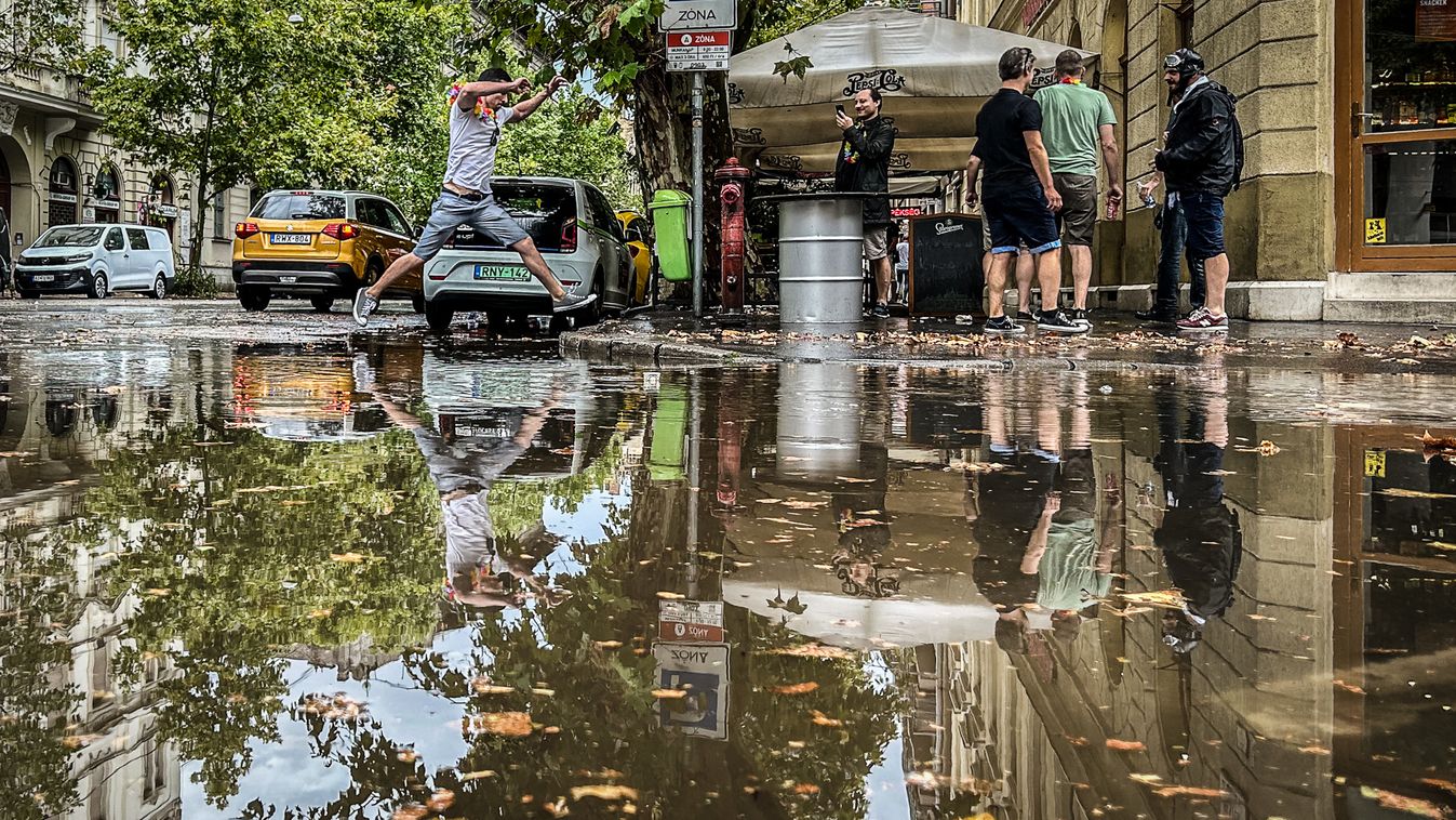 Eső vihar Budapest
