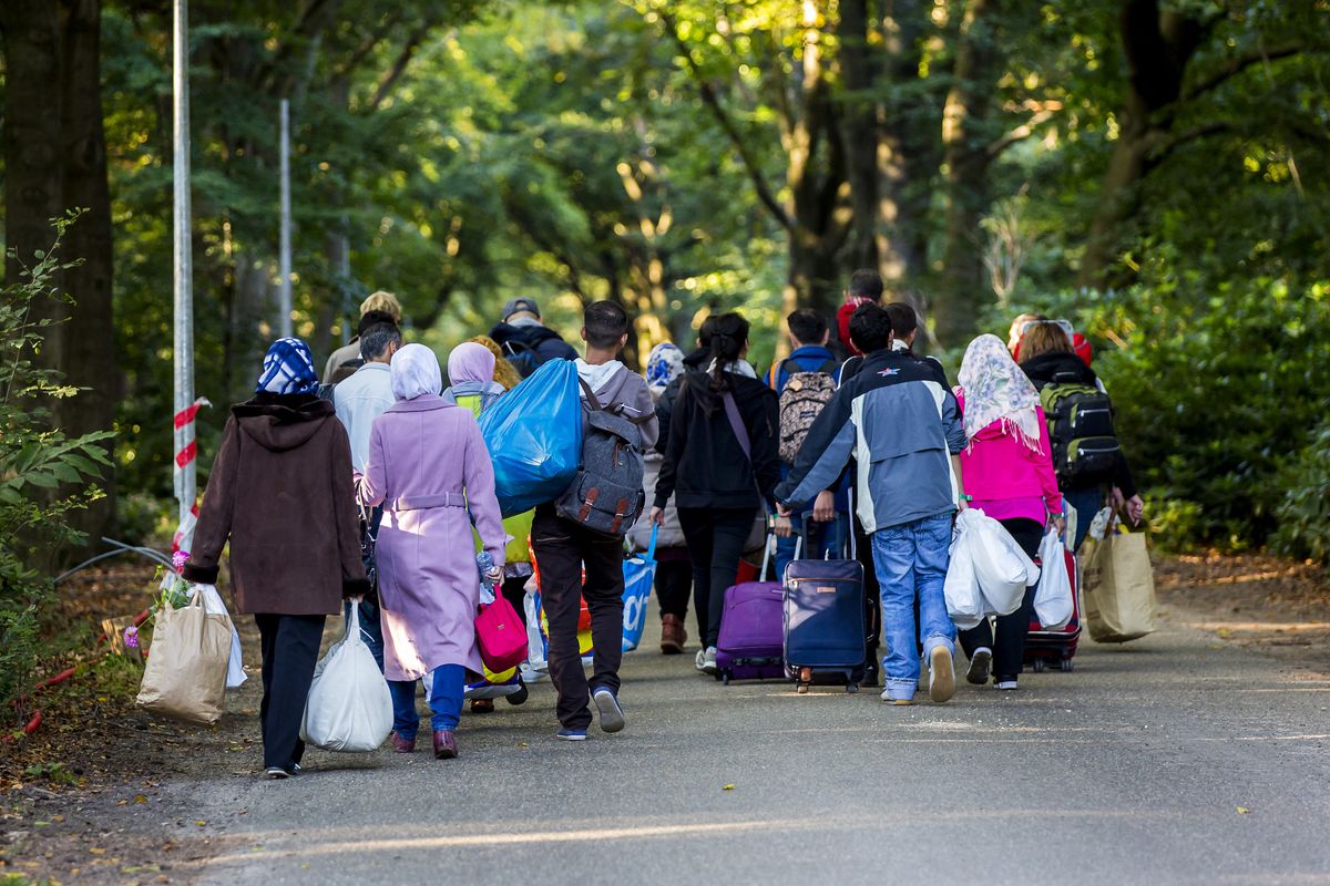 A tárgyakat egy migránstábor közelében találták 