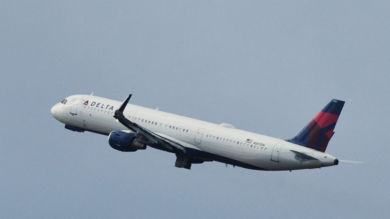 A Delta Air Lines gépe (Fotó: AFP)