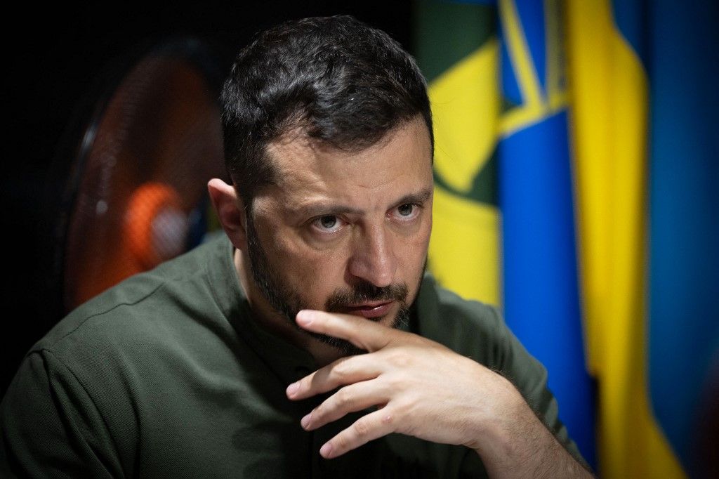 Soros György ukrajnai hálózata szoros kapcsolatban áll Volodimir Zelenszkij elnökkel és felesége alapítványával (Fotó: HANDOUT / UKRAINIAN PRESIDENTIAL PRESS SER)