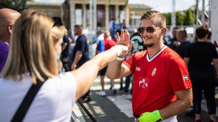 100 éves a magyar ökölvívás MÖSZ 100 Hősök tere Magyar Ökölvívók Szövetsége