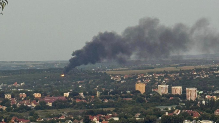 tűz, Pécs