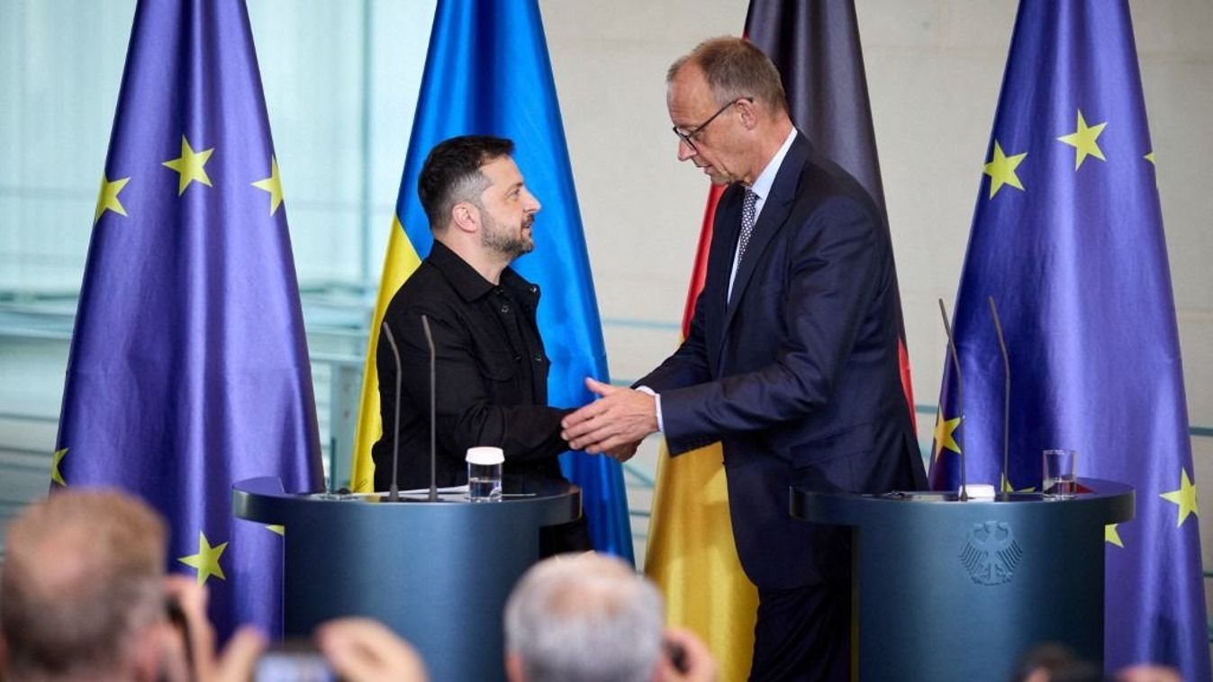 Augusztus 13-án, Zelenszkij Berlinben is megfordult