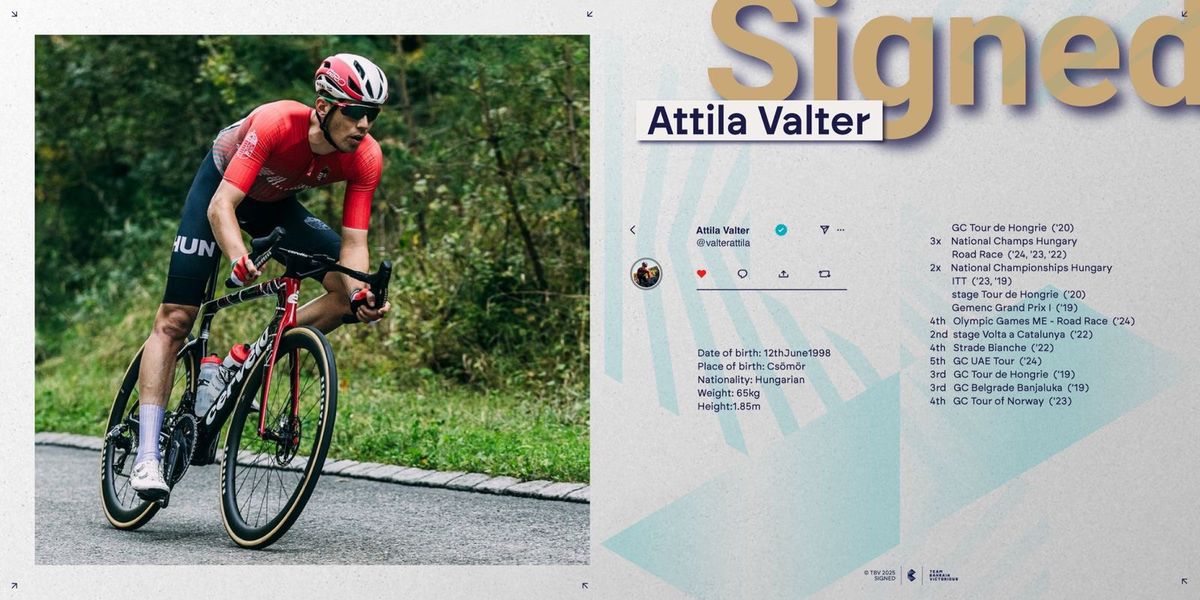 Valter Attila bemutatása új csapata oldalán 