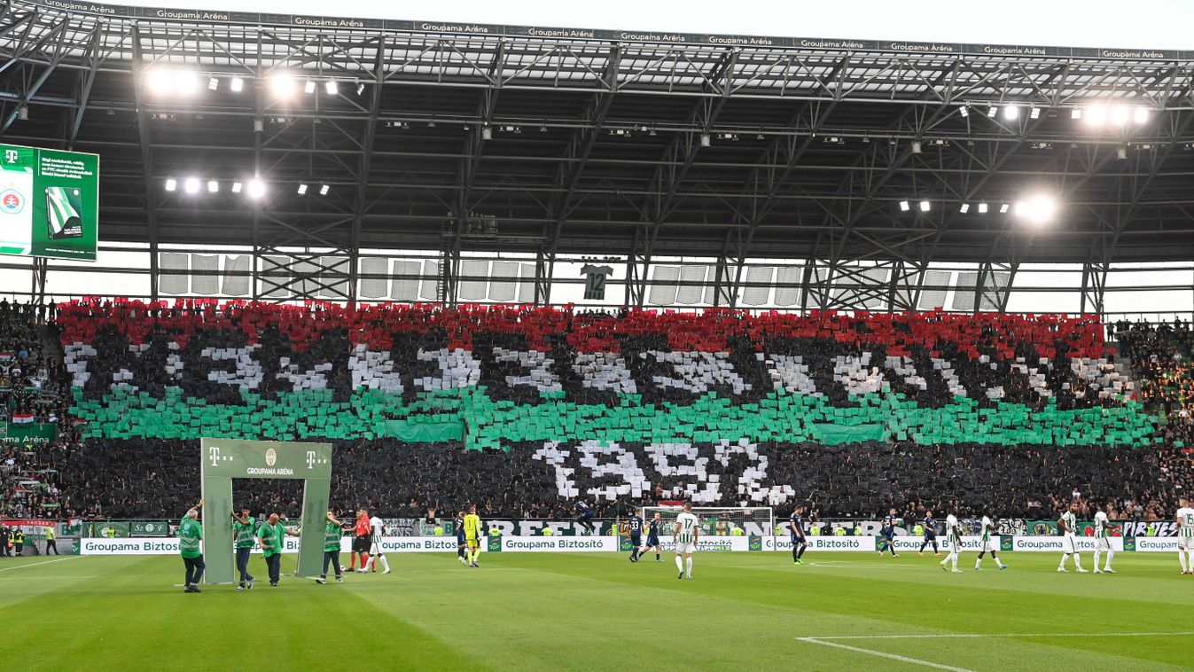 Fradi 
Budapest, 2022. július 20.
A labdarúgó Bajnokok Ligája selejtezőjének második fordulójában játszott Ferencváros - Slovan Bratislava mérkőzés a Groupama Arénában 2022. július 20-án.
MTI/Koszticsák Szilárd