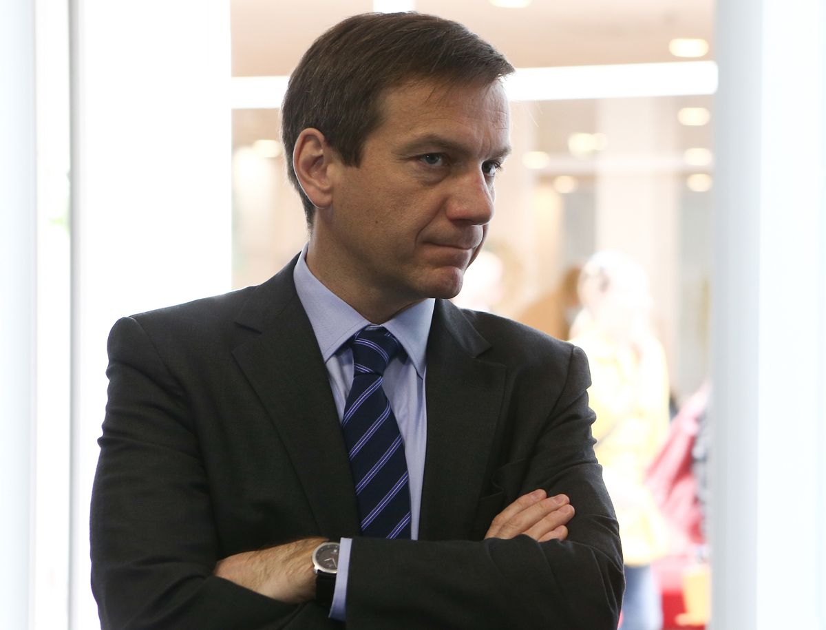 Budapest, 2014. április 12.
Bajnai Gordon, az Együtt-PM szövetség EP-választási kampánynyitó rendezvényén Budapesten, a Lurdy Házban 2014. április 12-én.
 Juhász Péter társelnök (j)