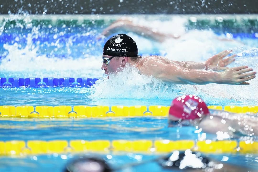 Tristan Jankovics, a kanadai úszó, aki kicsit magyar is a szingapúri vb-n