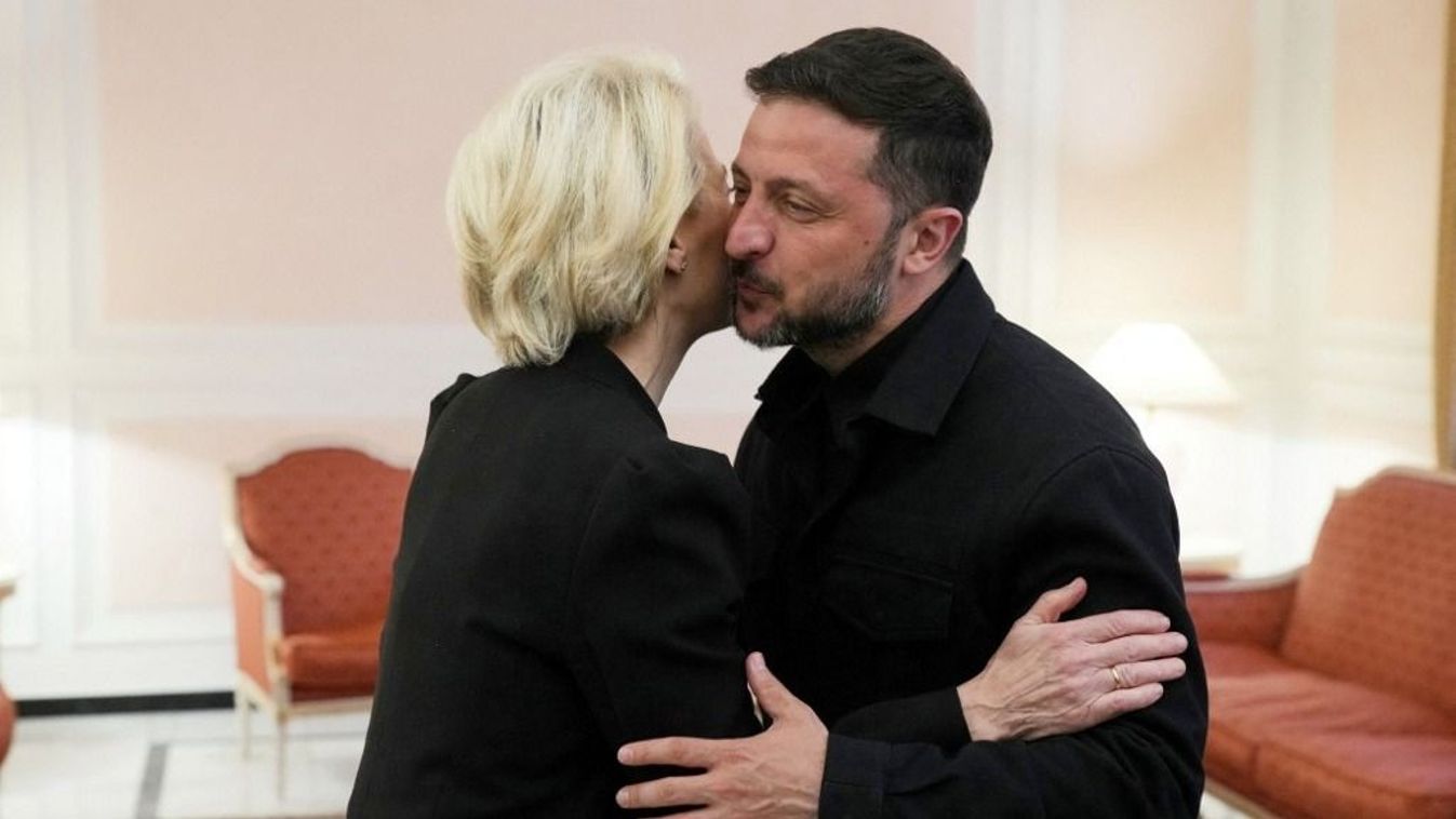 Zelenszkij és von der Leyen