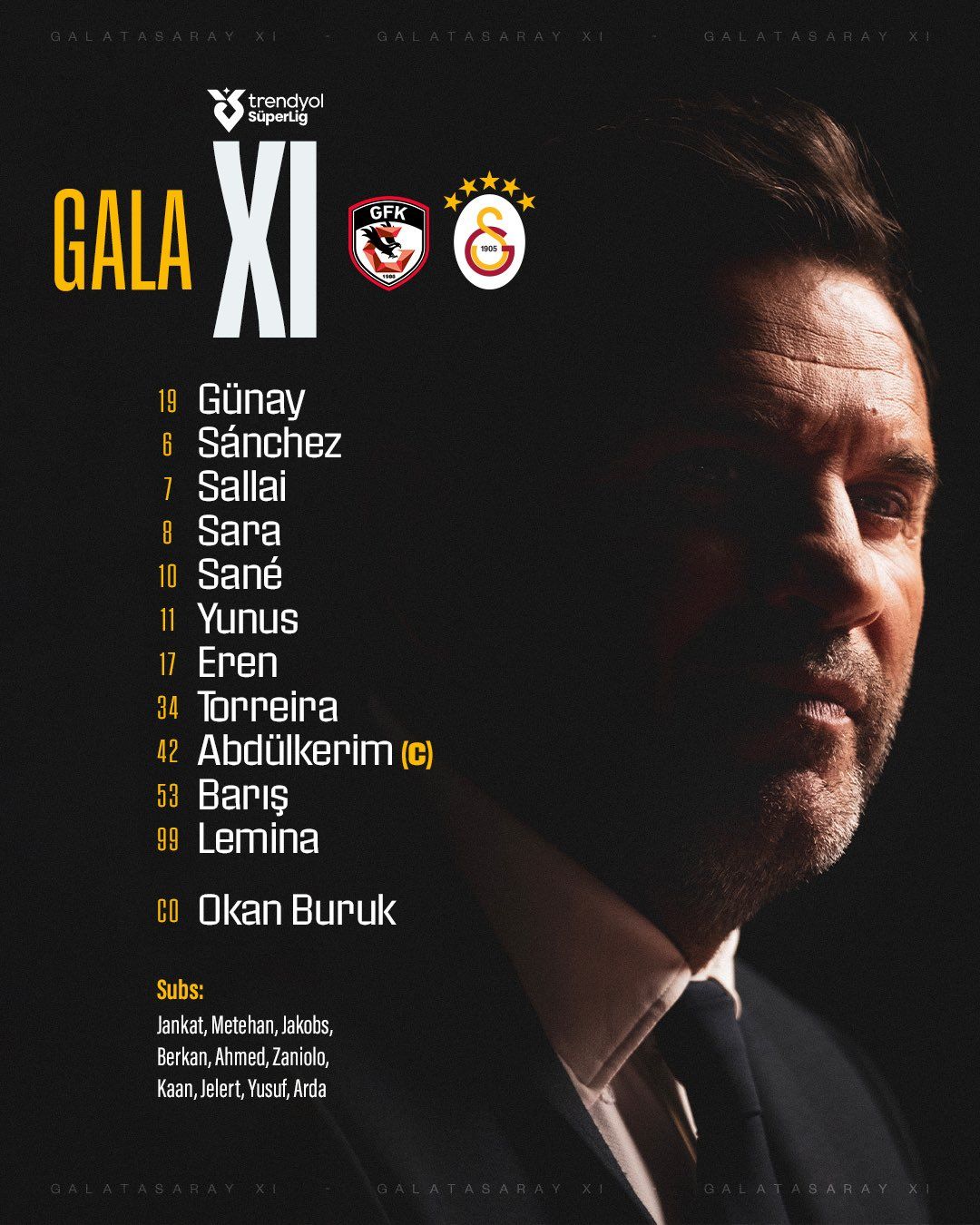 Sallai Roland ott volt a Galatasaray első bajnokiján a kezdőben