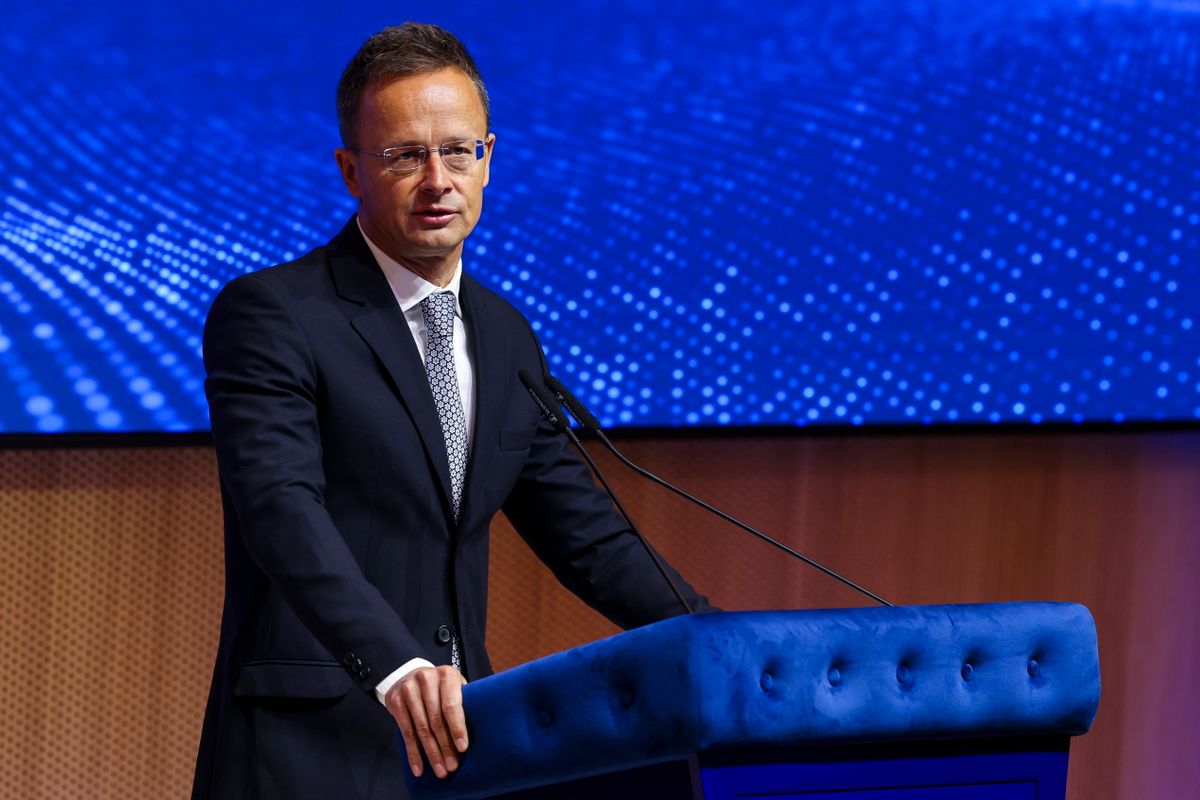 Az ukrán parancsnok kitiltását Szijjártó Péter jelenetette be (Fotó: MTI/Hegedüs Róbert)
