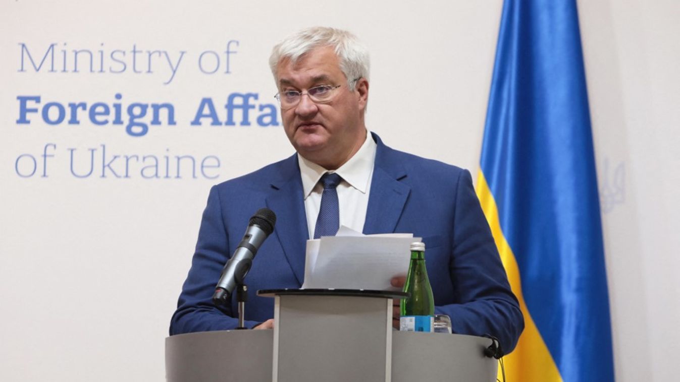 Andrij Szibiha, ukrán külügyminiszter (Fotó: AFP)